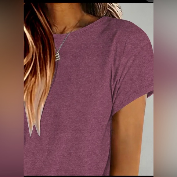 Mentally spicy Script Graphic Tee - crimson large - Picture 3 of 5